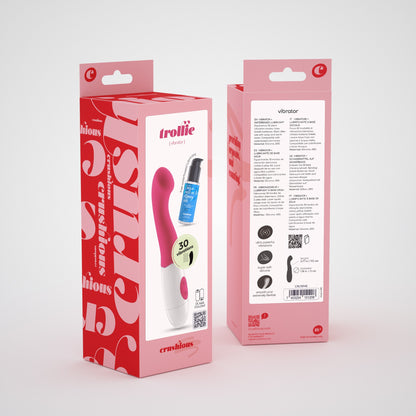 CRUSHIOUS TROLLIE VIBRATOR WITH WATERBASED LUBRICANT INCLUDED