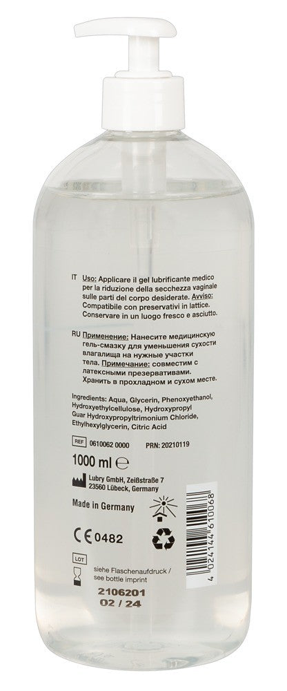 JUST GLIDE WATER BASED LUBRICANT 1000ML