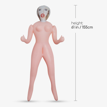 CRUSHIOUS MARTA THE STEWARDESS INFLATABLE DOLL BLONDE