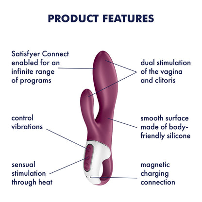 SATISFYER HEATED AFFAIR VIBRATOR WITH APP