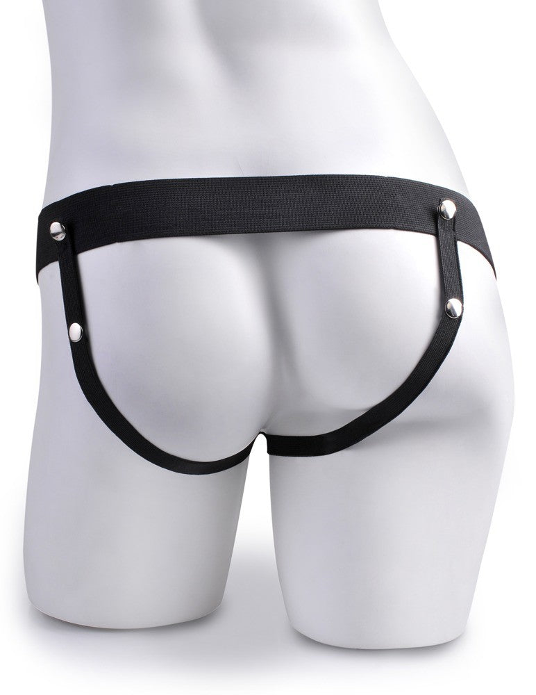 6" HOLLOW RECHARGEABLE STRAP-ON WITH REMOTE FETISH FANTASY SERIES