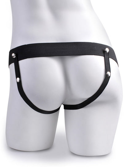 6" HOLLOW RECHARGEABLE STRAP-ON WITH REMOTE FETISH FANTASY SERIES