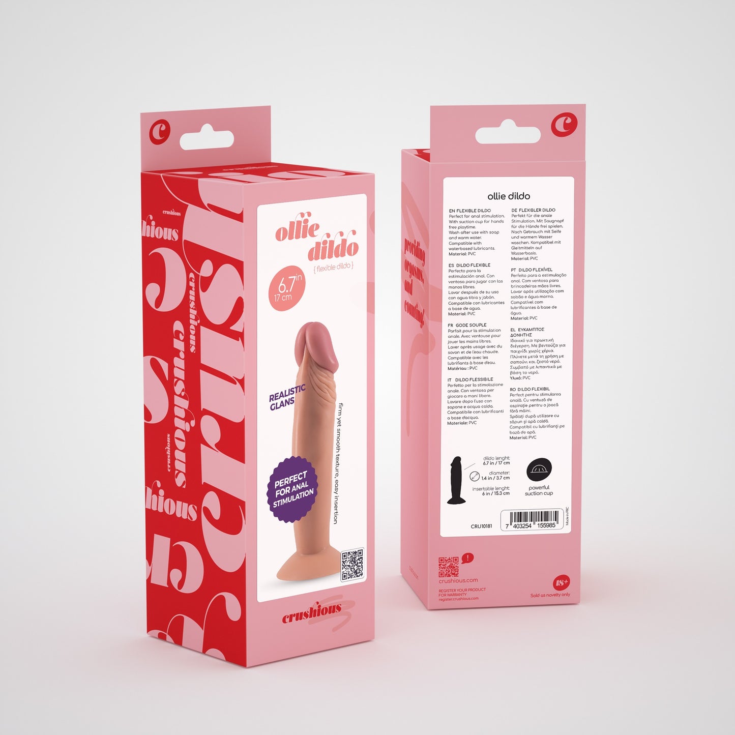 CRUSHIOUS OLLIE 6,7" DILDO