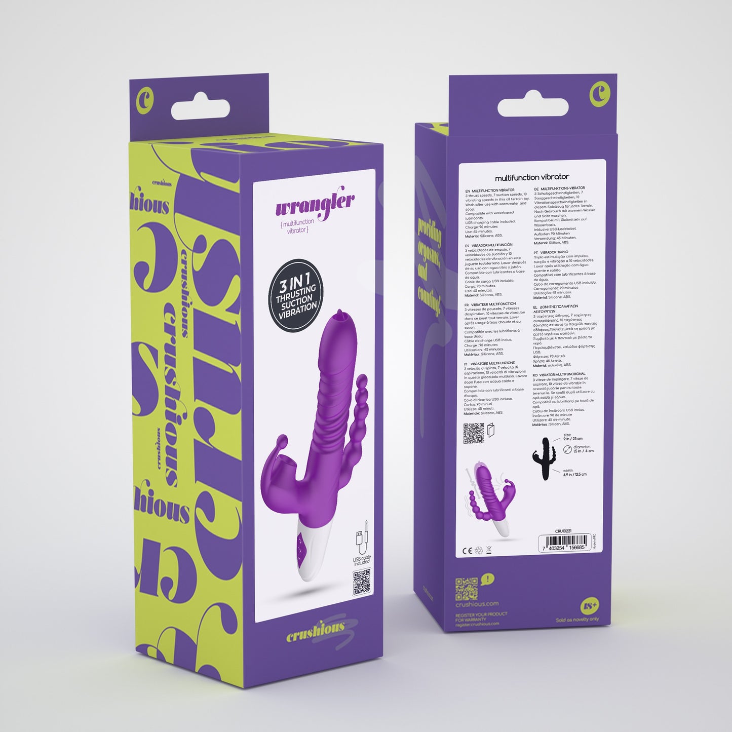 CRUSHIOUS WRANGLER ALL IN ONE VIBRATOR