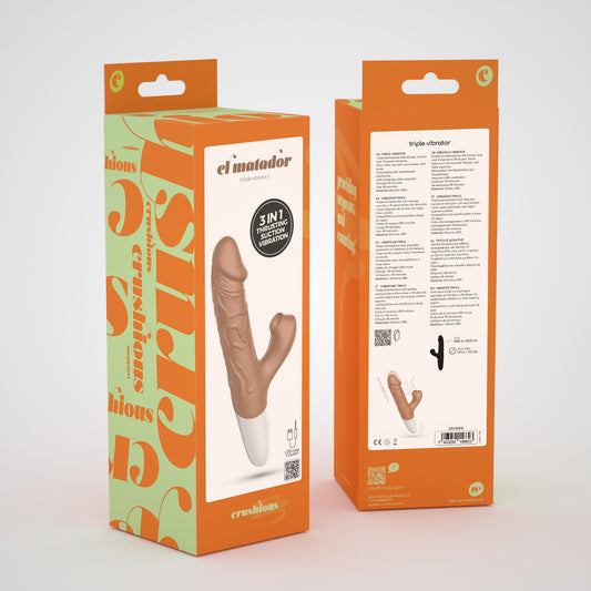 CRUSHIOUS THRUSTING REALISTIC VIBRATOR EL MATADOR