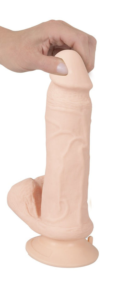 NATURE SKIN BENDABLE RC REALISTIC VIBRATOR WITH WIRELESS REMOTE CONTROL