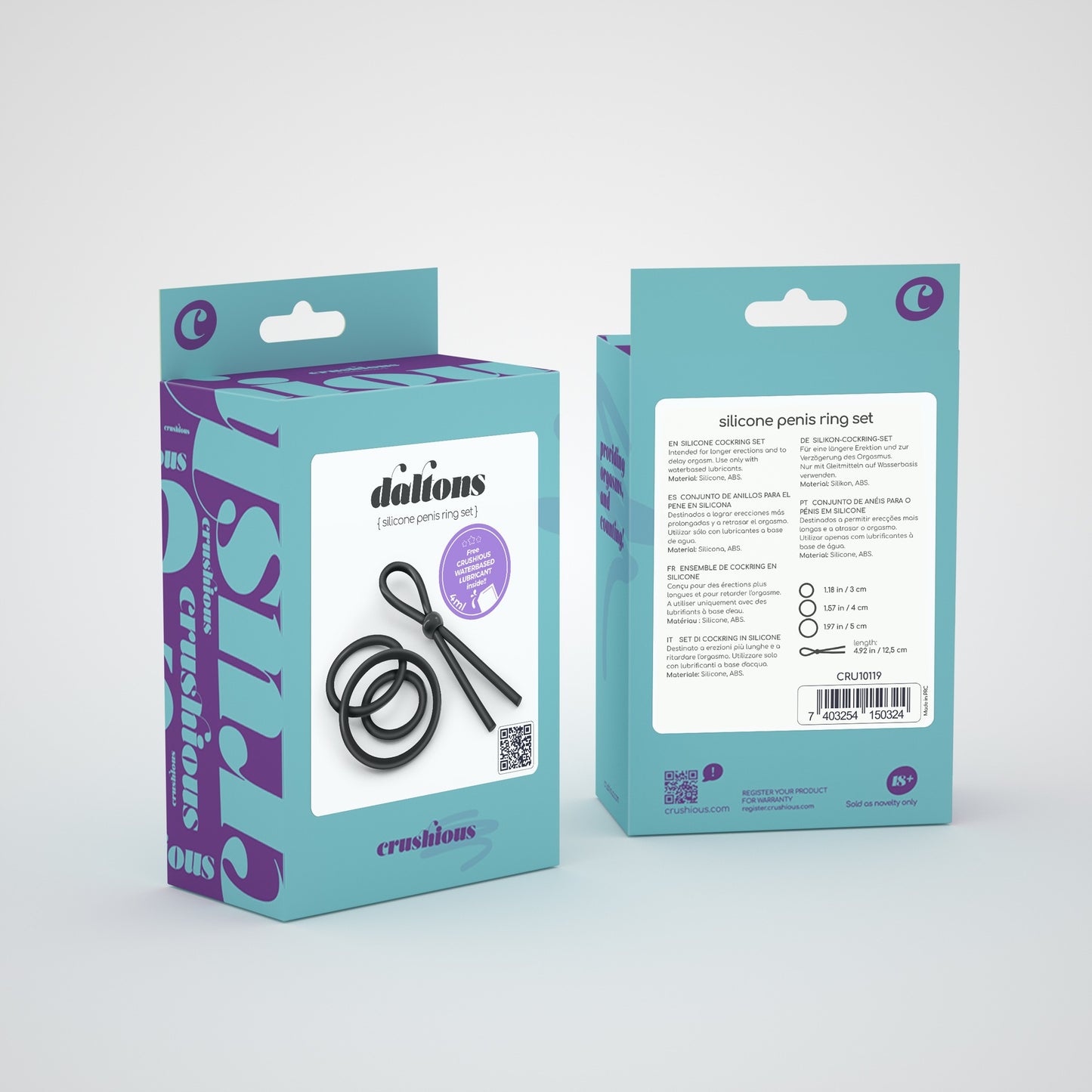 CRUSHIOUS DALTONS SILICONE PENIS RING SET
