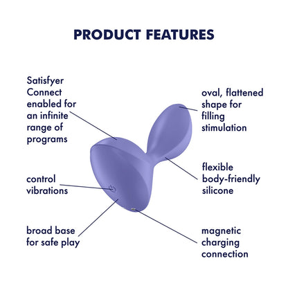SATISFYER SWEET SEAL PLUG LILAC