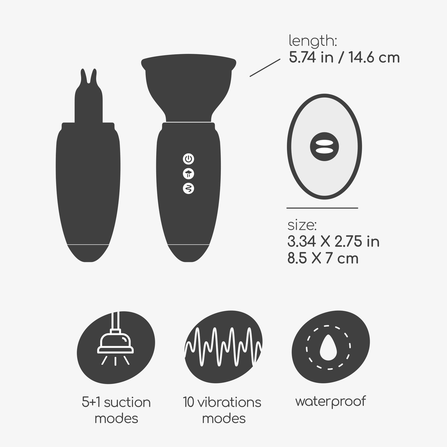 SCARLET VULVA PUMP RECHARGEABLE STIMULATOR