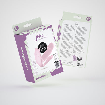 CRUSHIOUS FRITZ REMOTE CONTROLLED STIMULATOR PASTEL PINK