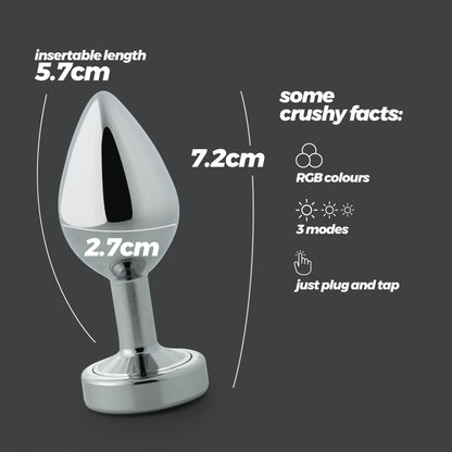 CRUSHIOUS BOREALIS LED ANAL PLUG SMALL