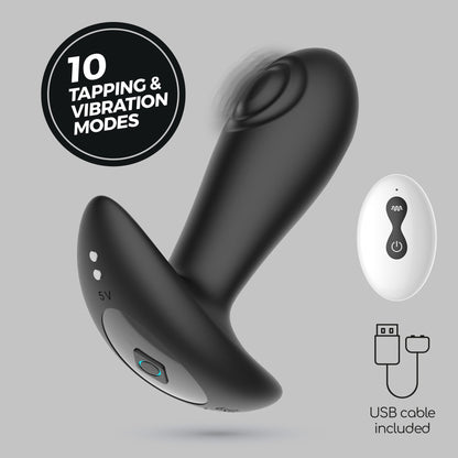 OCTO TAPPING ANAL PLUG WITH REMOTE CONTROL