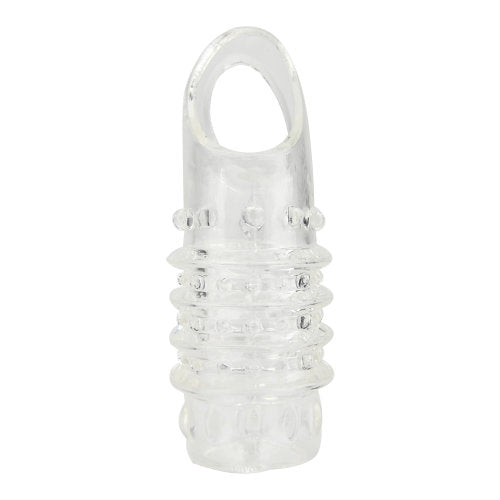 Sleeves Textured Penis Sleeve with Ball Loop