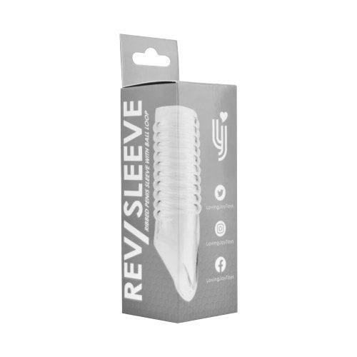 Sleeves Ribbed Penis Sleeve with Ball Loop