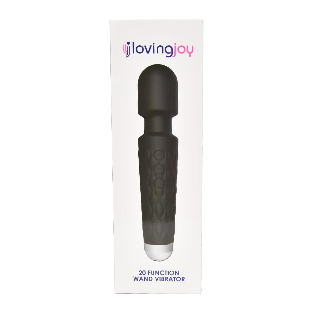 20 Function Wand Vibrator Black