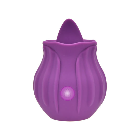 Loving Joy Rose Licking Clitoral Vibrator Purple