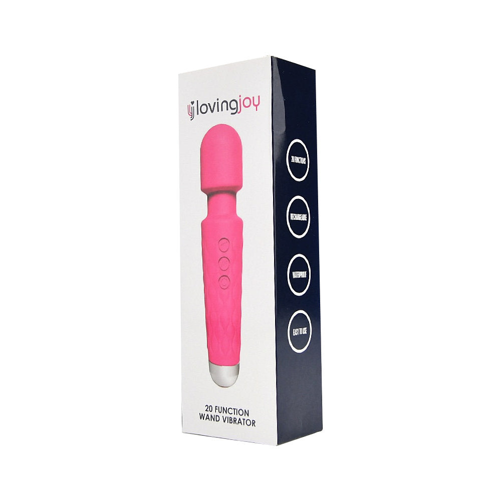20 Function Wand Vibrator Pink