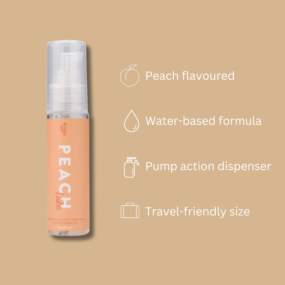 Peach Flavoured Lubricant 30ml