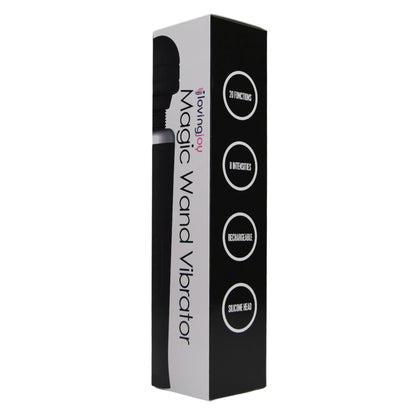 Rechargeable Magic Wand Vibrator Black