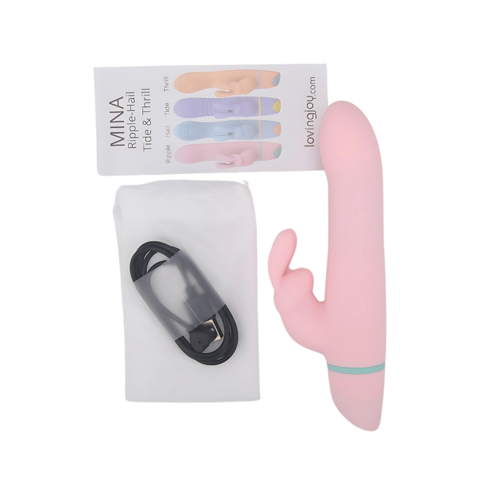 Ripple Vibrating & Rotating Rabbit Vibrator