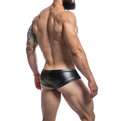 Booty Shorts Black Leatherette
