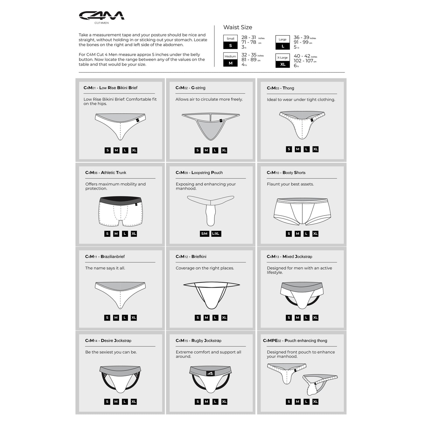 Snap Ergonomic Brief Black Leatherette