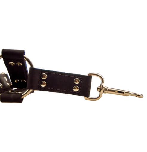 Nubuck Leather 4 Way Hog Tie
