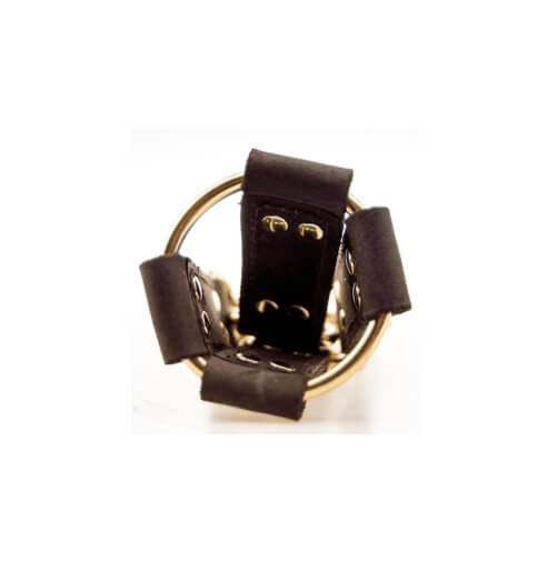 Nubuck Leather 4 Way Hog Tie