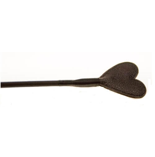Nubuck Leather Heart-Shaped Crop