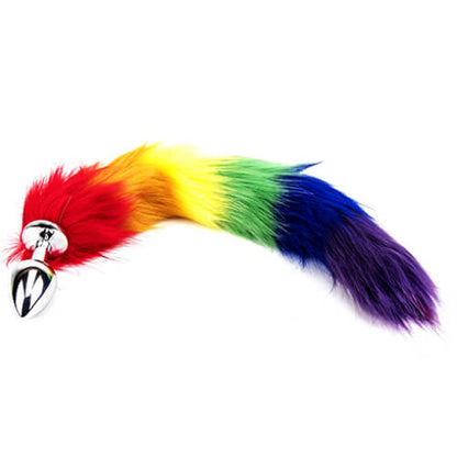 Rainbow Tail Butt Plug