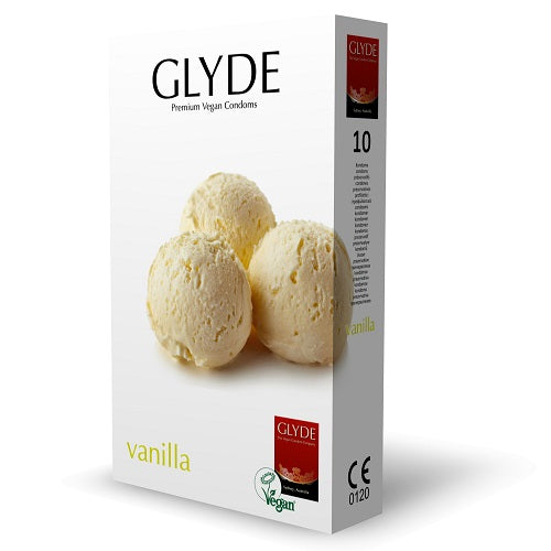 Ultra Vanilla Flavour Vegan Condoms 10 Pack