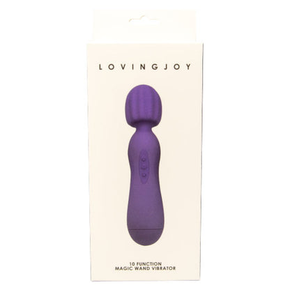 10 Function Magic Wand Vibrator Purple