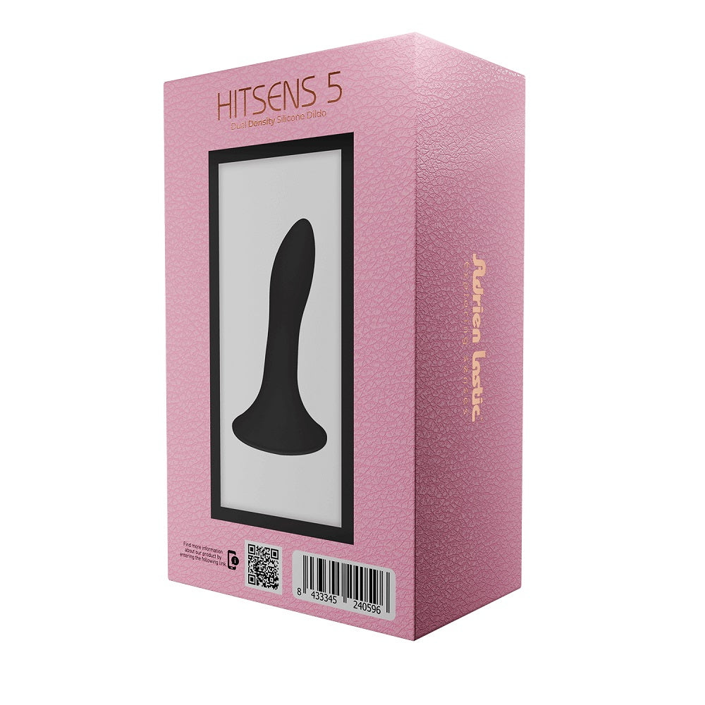 Dildo din silicon cu ventuza cu miez amortit Adrien Lastic 5 inch