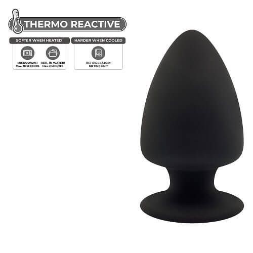 Dual Density Medium Silicone Butt Plug 4.5 inches
