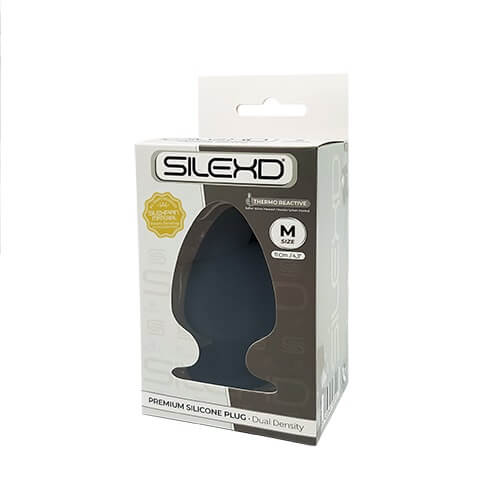 Dual Density Medium Silicone Butt Plug 4.5 inches