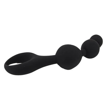 Triple Ripple Anal Beads Black