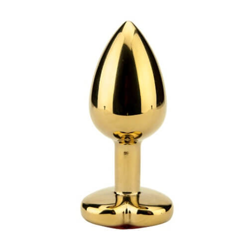 Heart Shaped Butt Plug-Gold