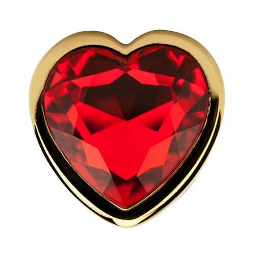 Heart Shaped Butt Plug-Gold